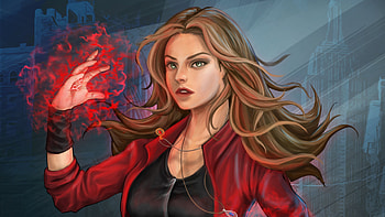 Scarlet Witch Artworks, scarlet-witch, superheroes, artwork, artist, digital-art HD wallpaper
