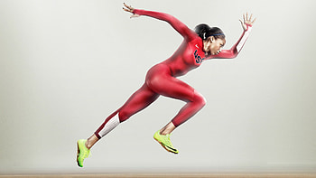 Allyson Felix , Nike running, Women athletes, Red sport aesthetics HD wallpaper