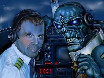 iron maiden, maiden, cool, eddie, plane666 HD wallpaper