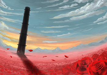 Dark Tower Minimalism , tower, artist, minimalism, minimalist, deviantart HD wallpaper