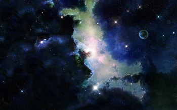 Landscape, Universe HD wallpaper