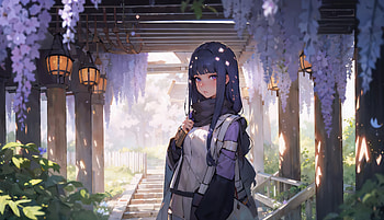 Hinata Hyuga, hinata-hyuga, naruto, anime-girl, anime, artist, artwork, digital-art, deviantart HD wallpaper