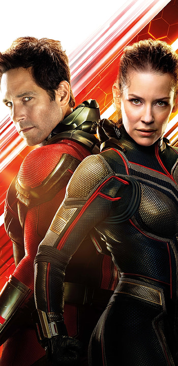 Evangeline Lilly, Wasp character, Ant-Man and The Wasp movie, Marvel superhero HD phone wallpaper