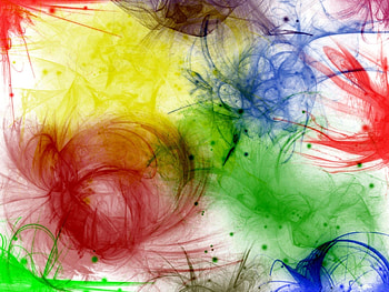 Abstract, Bright, Lines, Plexus, Colorful, Colourful, Clots HD wallpaper