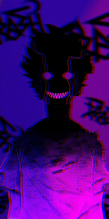 Mob physco , jaw, magenta HD phone wallpaper