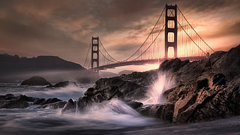 Golden Gate Bridge, Water, Golden, Gate, Bridge HD wallpaper