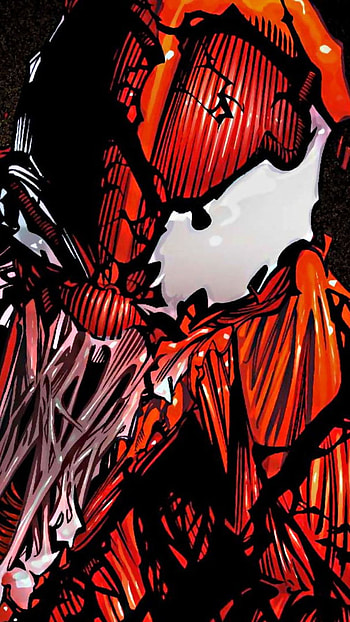 Red venom, anime, venom HD phone wallpaper