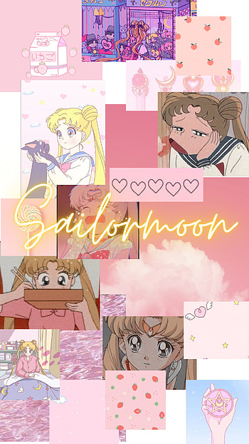 Sailormoon, magenta, pink HD phone wallpaper