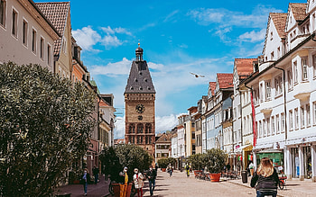 Speyer, Germany, street, houses, Germany, tower HD wallpaper