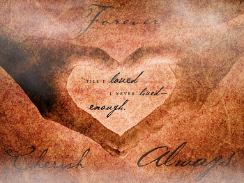 Love, words, abstract, hands, always, forever HD wallpaper