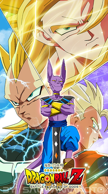DBZ Battle of The Gods Gohan Â· Super Saiyan 3 Vegeta ... HD phone wallpaper