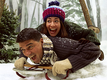 let's have some fun, winter, fun, love, snow, game HD wallpaper