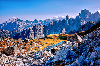 Mountains' peak, nature, landscape HD wallpaper