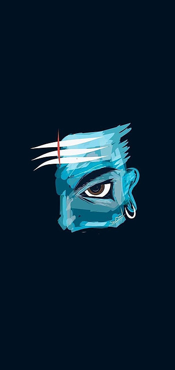 Lord Shiva digital art mobile . Lord shiva , Hanuman , Lord shiva painting HD phone wallpaper