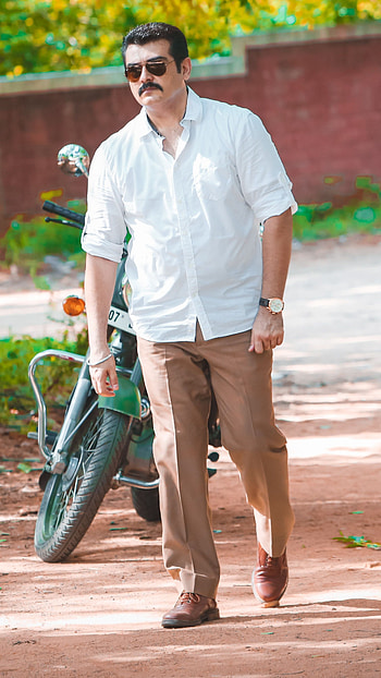Ajith Kumar, thala, tamil actor, cop, police HD phone wallpaper