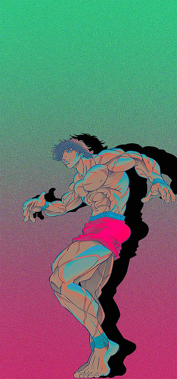 fasha-baki, baki, color, anime HD phone wallpaper