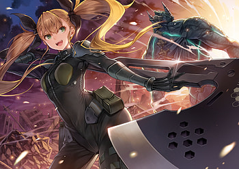 Kikoru Shinomiya – Anime Kaiju No. 8 Action Scene, Anime, Kaiju No. 8, Kikoru Shinomiya HD wallpaper