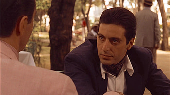 Michael Corleone, Stylish attire, Navy jacket, Classic fashion HD wallpaper