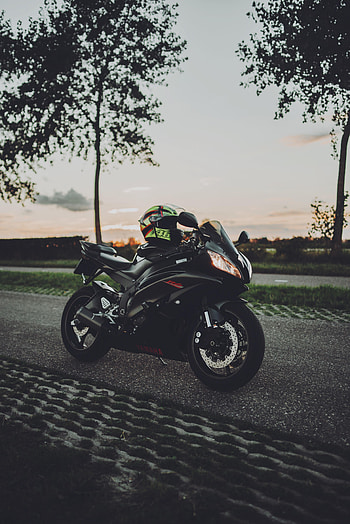 Motorcycles, Side View, Helmet, Motorcycle, Bike HD phone wallpaper