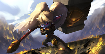 Poppy (League Of Legends), video game, League Of Legends HD wallpaper