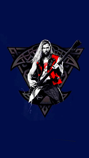 Thor Love and Thunder, art, painting HD phone wallpaper