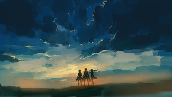 Attack on Titan, The Final Season, Beach , Anime HD wallpaper