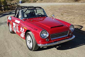1967 Datsun 1600 Roadster 1600cc 5-Speed, 1600, Car, Datsun, 1600cc, Sports, Red, Roadster, 5-Speed, Old-Timer HD wallpaper