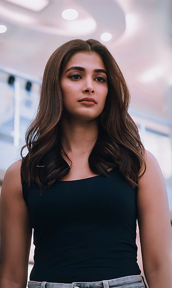Pooja Hegde, eye, Raw, beast HD phone wallpaper