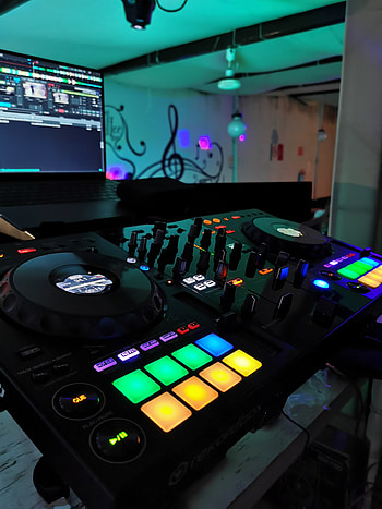Pioneer DDJ-800, electronic musical instrument, visual effect lighting HD phone wallpaper