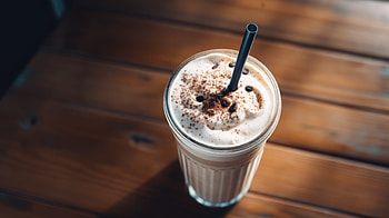 Coffee Milkshake | Delicious Creamy Beverage Background, Coffee Milkshake, food, milkshake HD wallpaper