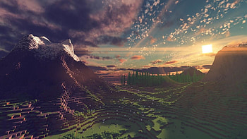 Minecraft Shaders, Minecraft RTX HD wallpaper