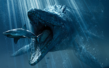 Jurassic World Underwater, jurassic-world, movies, underwater HD wallpaper