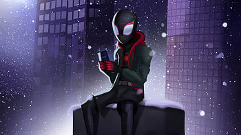 Miles Morales Echoes Of Justice, spiderman, miles-morales, superheroes, artwork, art, digital-art, artstation HD wallpaper