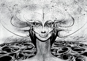 Airbrush Sketch, H.R. Giger HD wallpaper