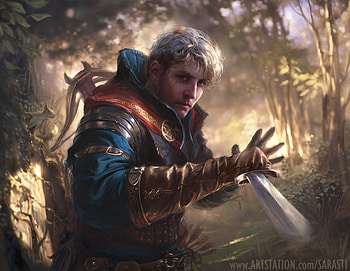 Jascan "Shanks" Gilmaer, Human Rogue, fantasy, warrior, fantasy warrior HD wallpaper