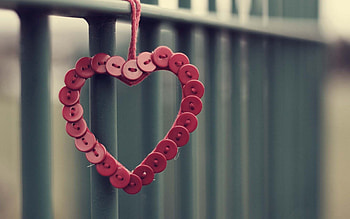 Love, Form, Suspension, Heart, Buttons HD wallpaper