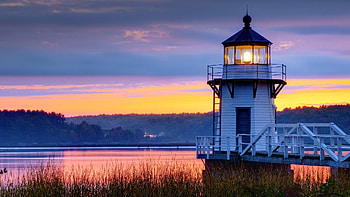 Doubling Point, Lighthouses HD wallpaper
