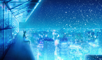 First Snow Landscape Scenery Digital Art , snow, landscape, artist, artwork, digital-art, deviantart HD wallpaper