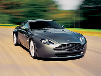 Auto, Aston Martin, Cars, Front View, Speed, 2005, Metallic Gray, Grey Metallic, Aston Martin V8 Vantage HD wallpaper