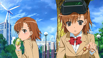 Misaka Mikoto and Her Clone, to aru majutsu no index, misaka mikoto, last order, clone HD wallpaper