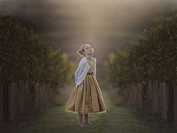 little girl, childhood, blonde, graphy, cute, baby, fair, beauty, gril, kid, adorable, bonny, sweet, white, Belle, girl, beautiful, grass, tree, little, comely, pink, sightly, green, face, princess, lovely, dainty, pure, child HD wallpaper