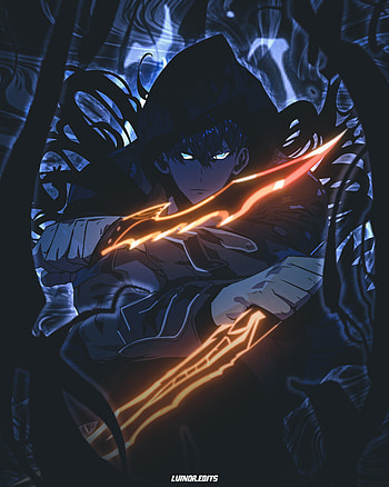 Sung jin woo, manhwa, sungjinwoo, sololeveling, anime HD phone wallpaper
