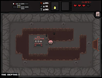 Binding of Isaac Game Scene, video game, The Binding of Isaac HD wallpaper