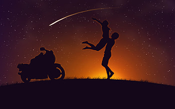 MY FIRST LOVE, 3d, , cool, , hq, beautiful, amazing HD wallpaper