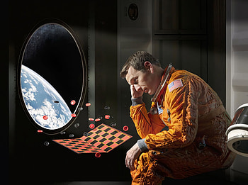 Chess In Space Astronaut , astronaut, space, artist, artwork, digital-art HD wallpaper