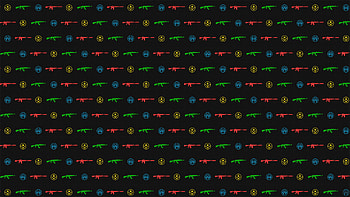 CSGO Ak-47 - M4a1 pattern HD wallpaper