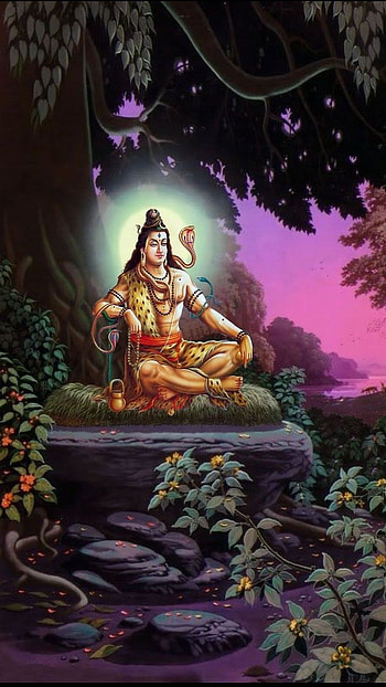 Sivan , Nature Background, God Mahadev HD phone wallpaper