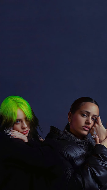 Rosalía and Billie, lovasaolvidar, billieeilish, fashion_design, rosalia, euphoria HD phone wallpaper