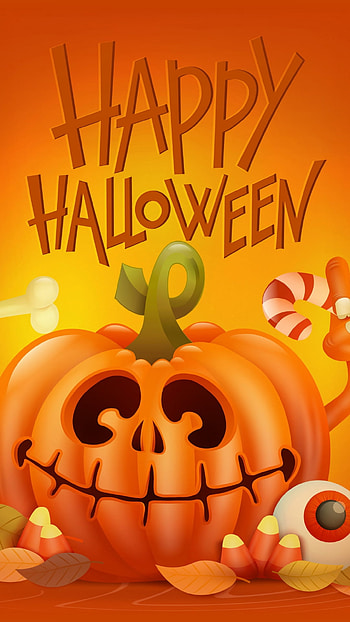jack-o'-lantern, holiday, halloween HD phone wallpaper