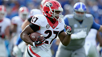 Nick Chubb, Georgia Bulldogs HD wallpaper